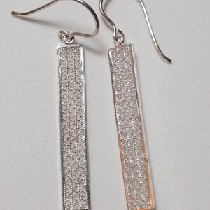 Aretes barra Zig zag